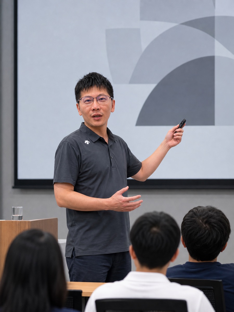 形象照:线下讲课